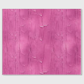 Roze Cake Frosting Chic Verjaardag Cadeaupapier (Vlak)