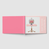 Roze cake girl baby shower gastenboek (Volledig)