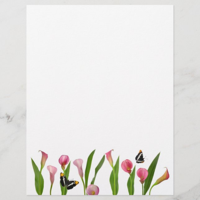 Roze Calla Lilies (Voorkant)