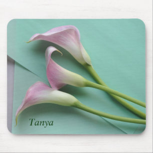 roze calla lilies mousepad muismat
