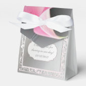Roze Calla Lily Wedding Favor Box Bedankdoosjes (Voorkant Zijde)