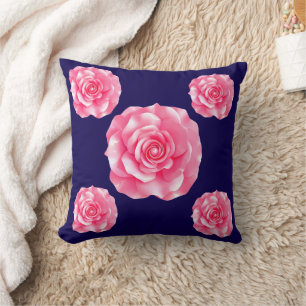 Roze Camellia Bloei Kussen
