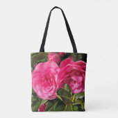 Roze Camellia Draagtas (Achterkant)