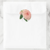 Roze Camellia Envelope Seal Stickers (Tas)
