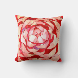 Roze Camellia Flower Kussen