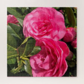 Roze Camellia Legpuzzel (Horizontaal)