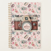 Roze  camera planner (Voorkant)