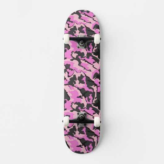 Roze Camo, 7¾" Skateboard (Voorkant)