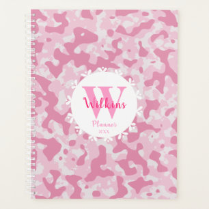 Roze Camo Abstracte Art Decor Design Planner