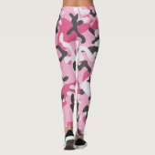 Roze Camo Army gepatterd | LEGGINGS (Achterkant)