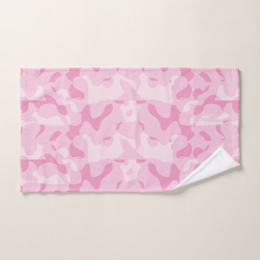 Roze Camo Bad Handdoek (Handdoek)