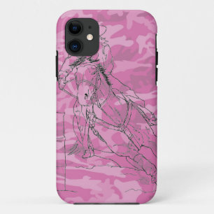 Roze Camo Barrel Racer II - iPhone 5/5S Hoesje