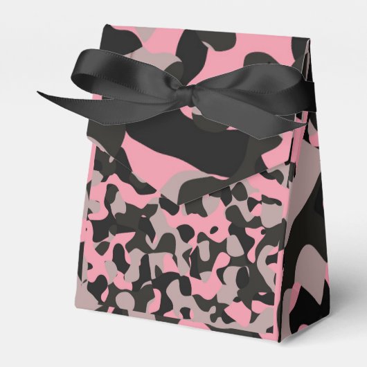 Roze Camo Bedankdoosjes (Voorkant Zijde)
