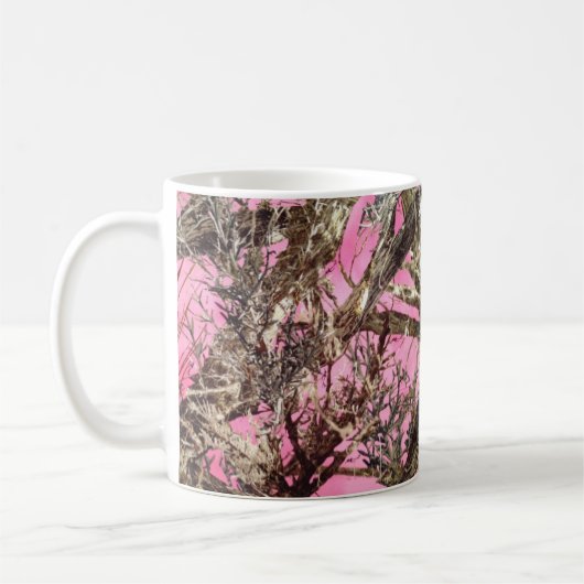 Roze Camo - Camouflage Gifts - Koffiemok (Links)