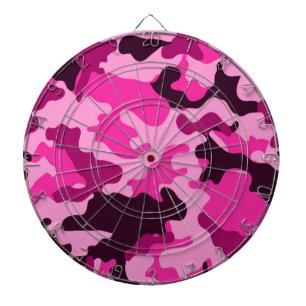 Roze Camo Dartboard Dartbord