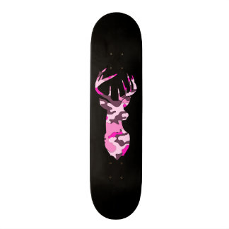 Roze Camo Deer / Skateboard