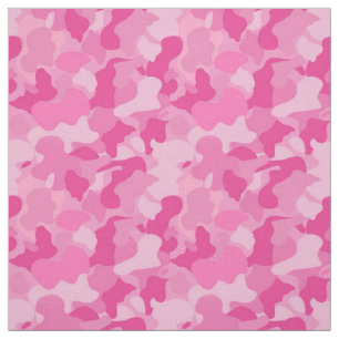 Roze Camo GIrl Stof
