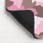 Roze Camo Girly Camouflage Muismat (Hoek)