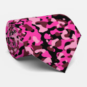Roze Camo Heren Das (Opgerold)