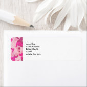 Roze Camo Mailing Label Sheets (Insitu)