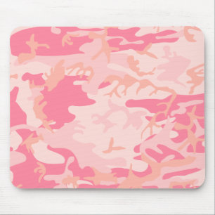 Roze Camo - Meisjesachtige Camo Muismat