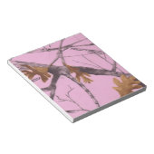 Roze Camo Notitieblok (Schuin)