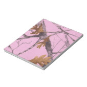 Roze Camo Notitieblok (Gedraaid)