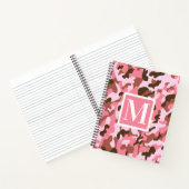 Roze Camo Notitieboek (Binnen)