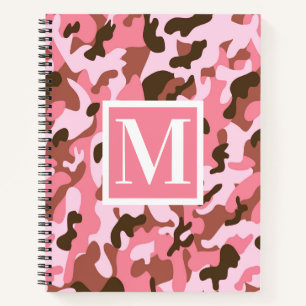 Roze Camo Notitieboek