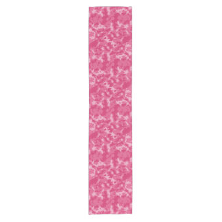 Roze Camo Pattern Korte Tafelloper