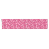 Roze Camo Pattern Korte Tafelloper (Horizontaal)