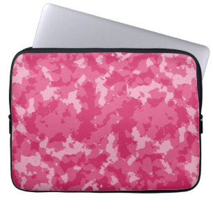 Roze Camo Pattern Laptop Sleeve