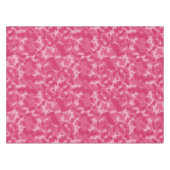 Roze Camo Pattern Tafelkleed (Voorkant (Horizontaal))