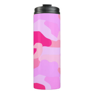 Roze Camo Pattern Thermosbeker
