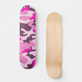 Roze Camo/Skateboard Skateboard (Voorkant)
