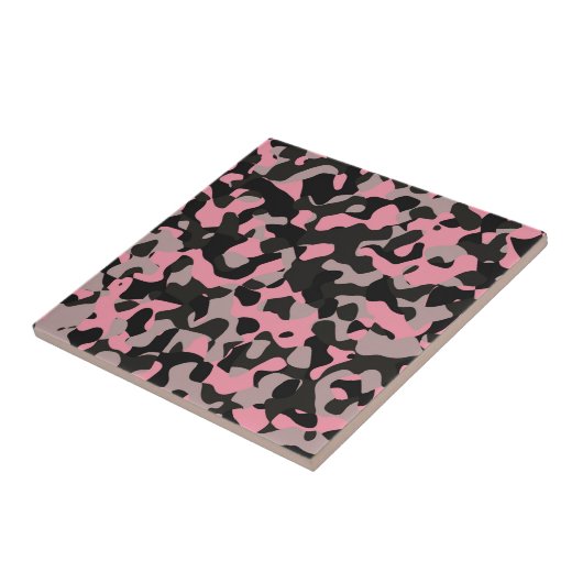 Roze Camo Tegeltje (Zijkant)
