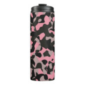 Roze Camo Thermosbeker (Voorkant)