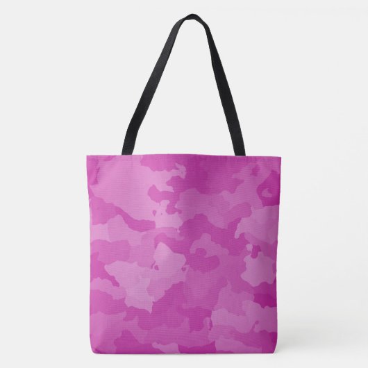 Roze Camo Tote Bag (Voorkant)