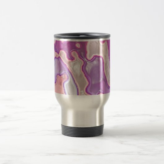 Roze Camo Travel Mug Reisbeker (Center)