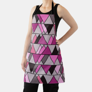 Roze Camo Triangles Schort