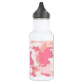 Roze Camo Waterfles (Links)