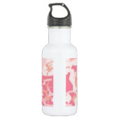 Roze Camo Waterfles (Achterkant)