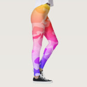Roze Camouflage Aangepaste Leggings (Rechts)