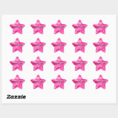 Roze Camouflage Bachelorette Hashtag Stickers (Vel)