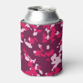 Roze Camouflage Blikjeskoeler (Blikje Voorkant)