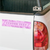 Roze Camouflage Bumpersticker (Op Truck)