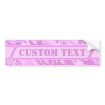 Roze Camouflage Bumpersticker