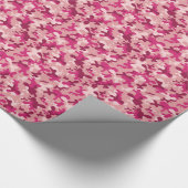 Roze Camouflage Cadeaupapier (Hoek)
