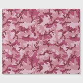 Roze camouflage cadeaupapier (Vlak)