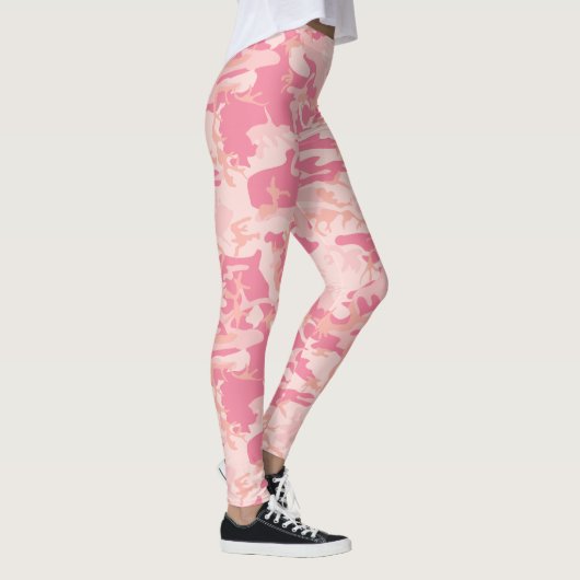 Roze Camouflage. Camo je Leggings (Rechts)